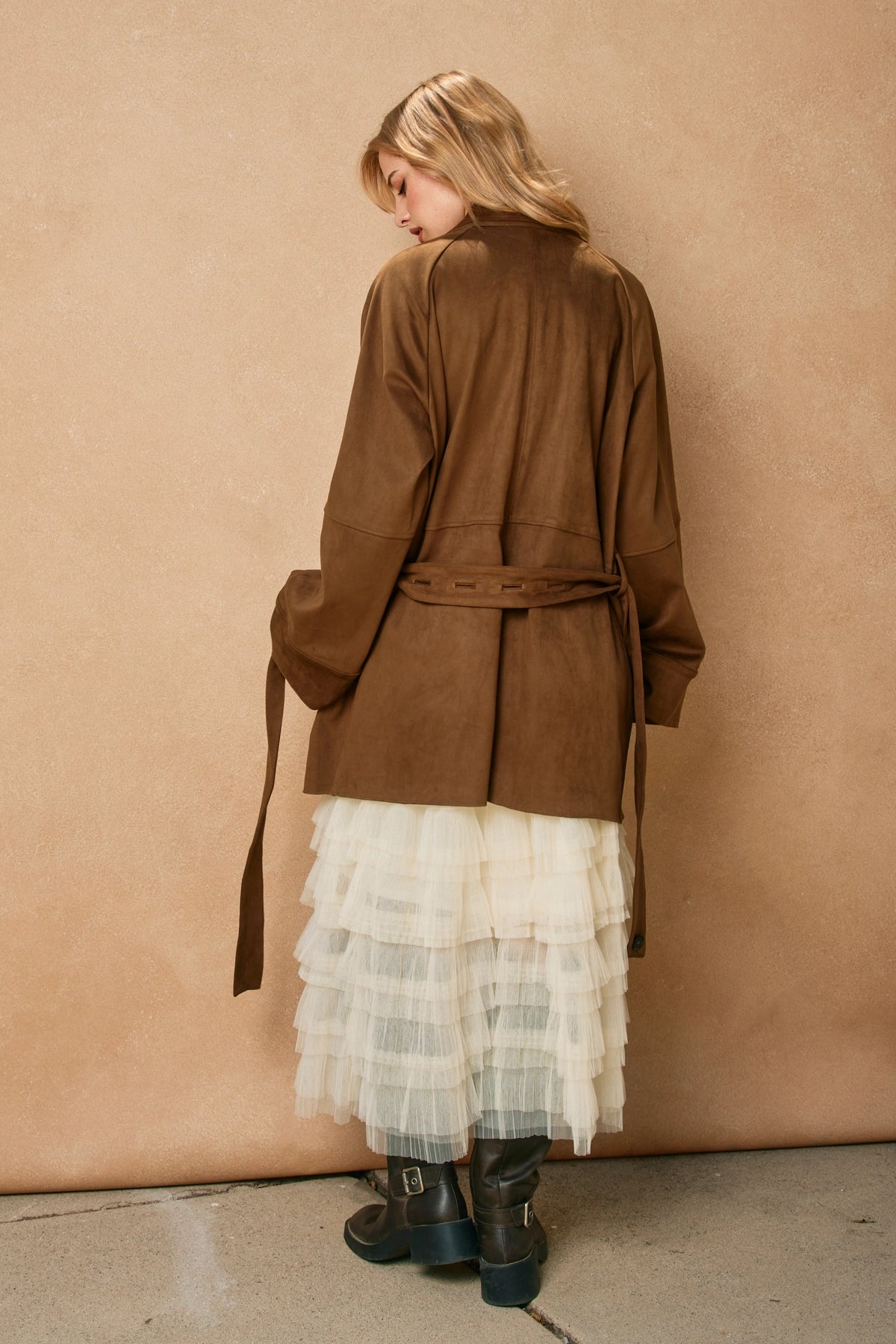Dune Reverie Suede Coat