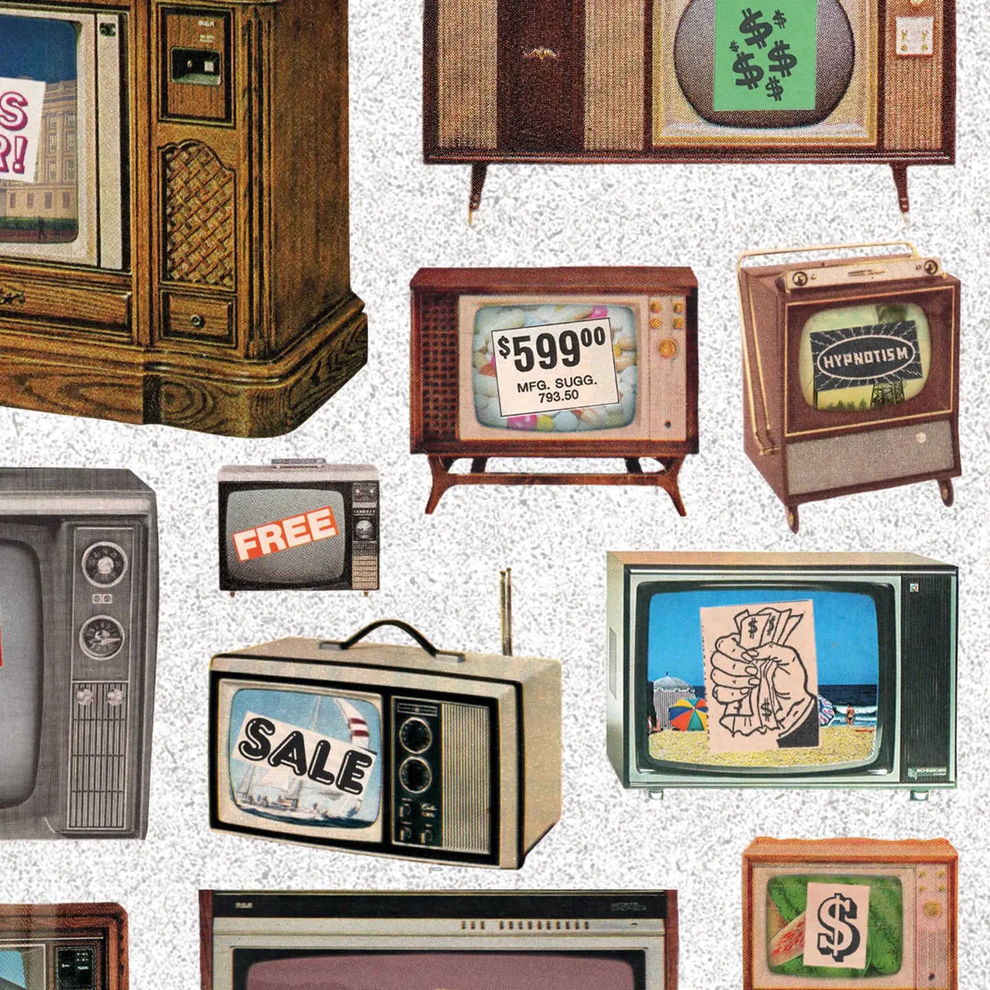 What's On Tv? Art Print