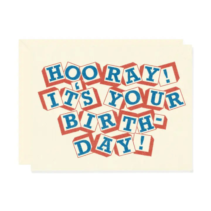 Hooray Birthday Card
