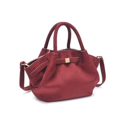 Selena Mini Crossbody in Wine