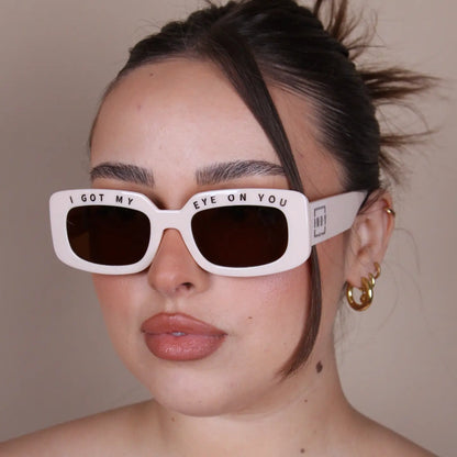 Free People X INDY / Cream Sunglasses