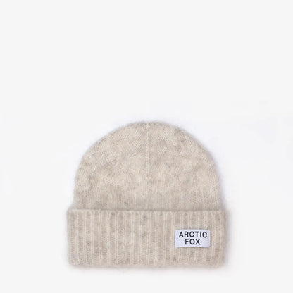 The Mohair Beanie - Alpine Ecru