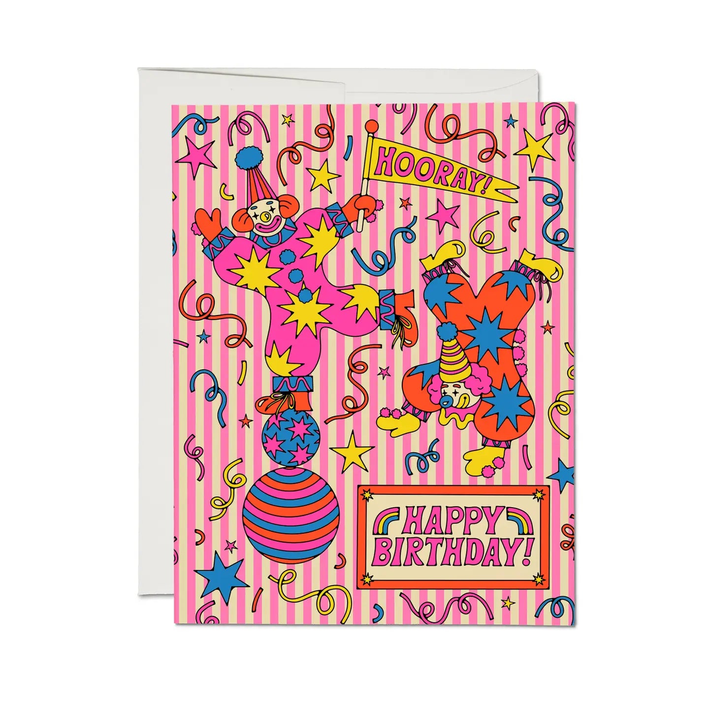 Birthday Clowns Card