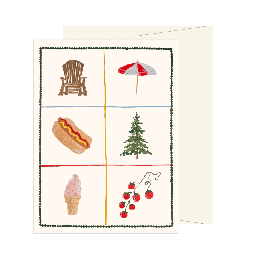 Upstate Summer Icons Card