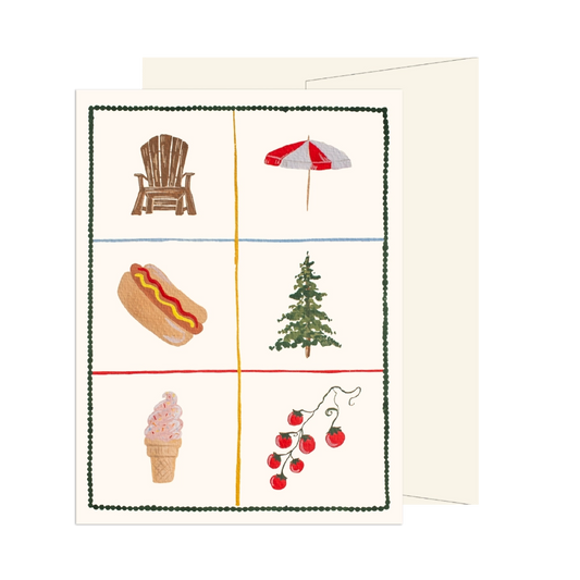 Upstate Summer Icons Card