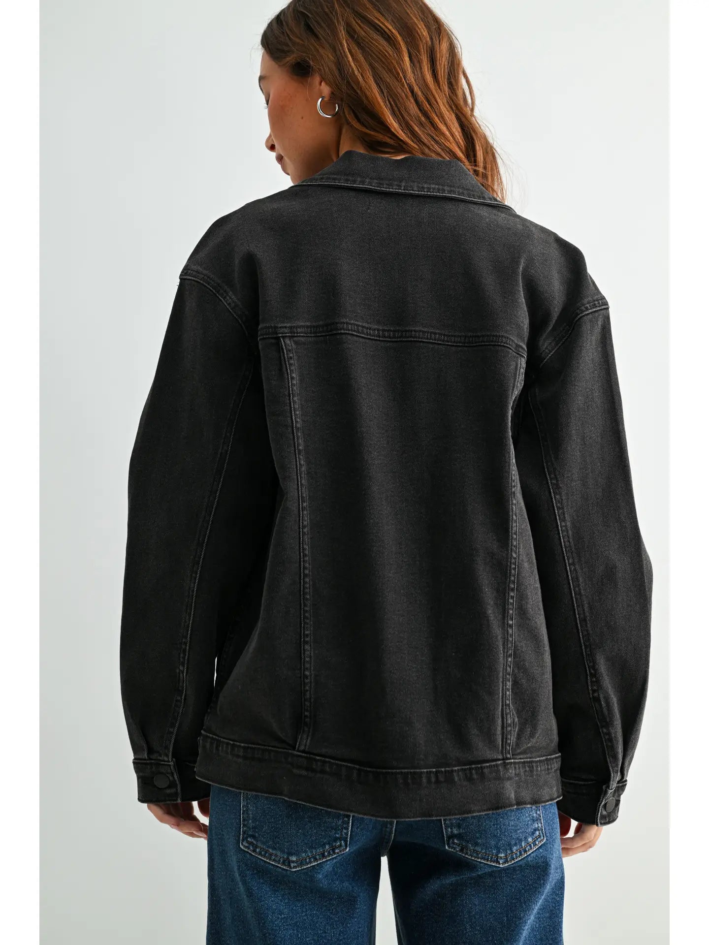 Oversized Boyfriend Denim Jacket