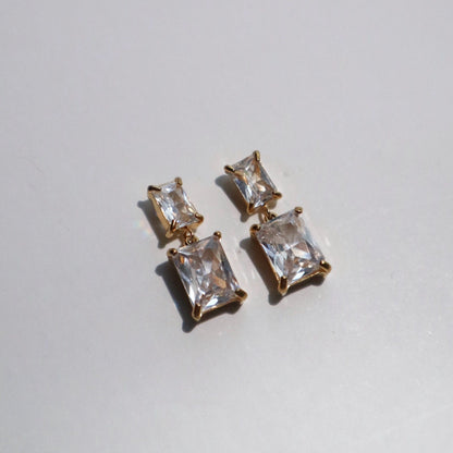 Evelina Zircon Dangle Earrings