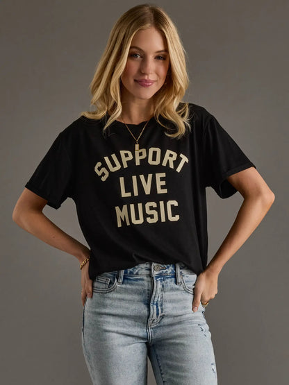 Support Live Music Tee