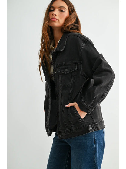 Oversized Boyfriend Denim Jacket