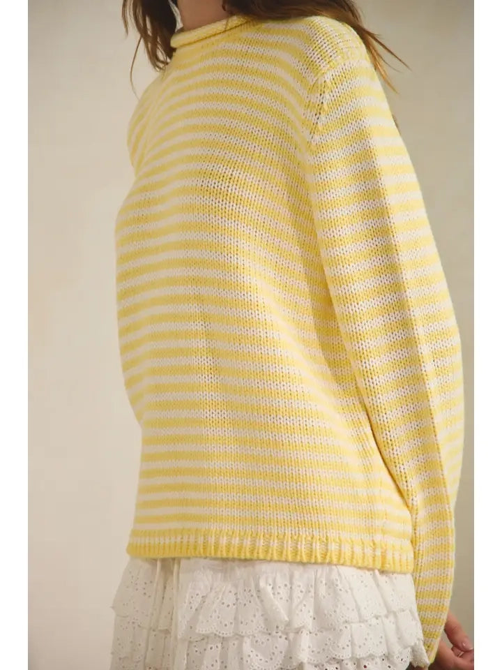Everyday Cozy Stripe Knit Sweater