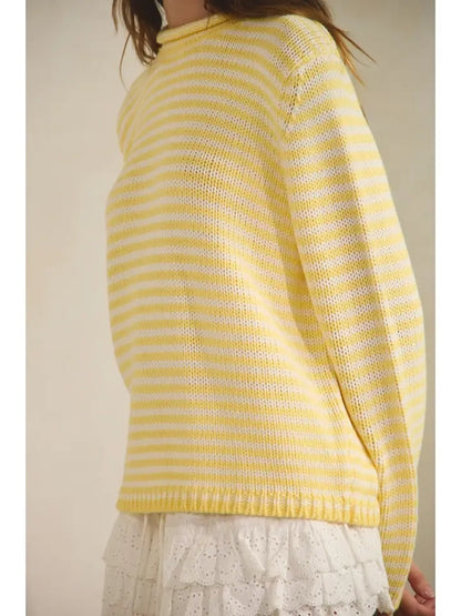 Everyday Cozy Stripe Knit Sweater