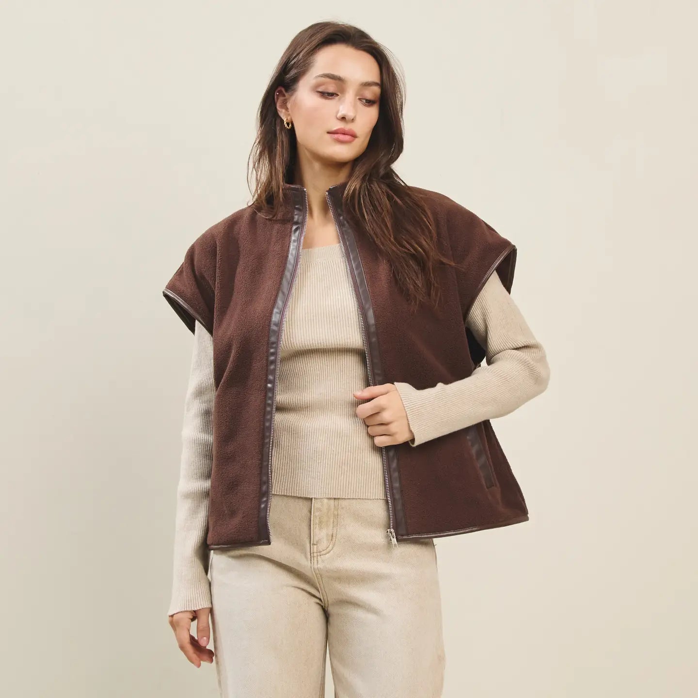 Vegan Leather Vest