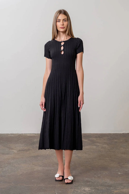 Bow Knit Midi
