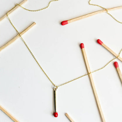 Matchstick Necklace