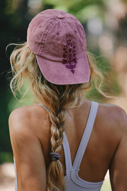 Big Buti Baseball Cap in Deep Mulberry
