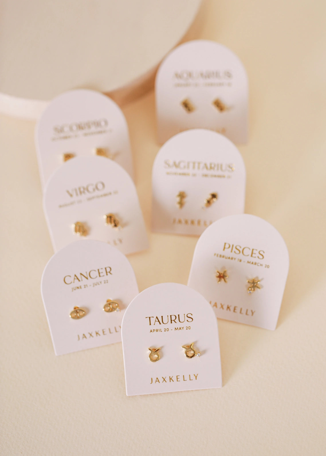 Zodiac Gold Earrings