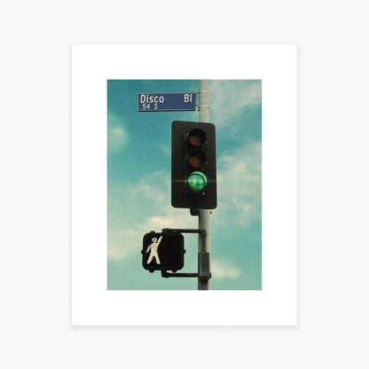Disco Blvd Art Print