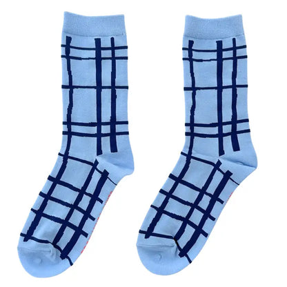 Darby Crew Socks - Steel Blue & Midnight