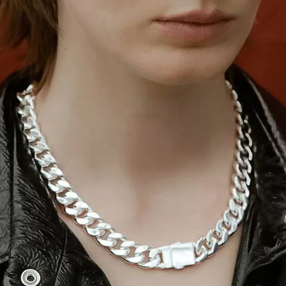 18k Gold Non-Tarnish Classic Bold Chain Necklace