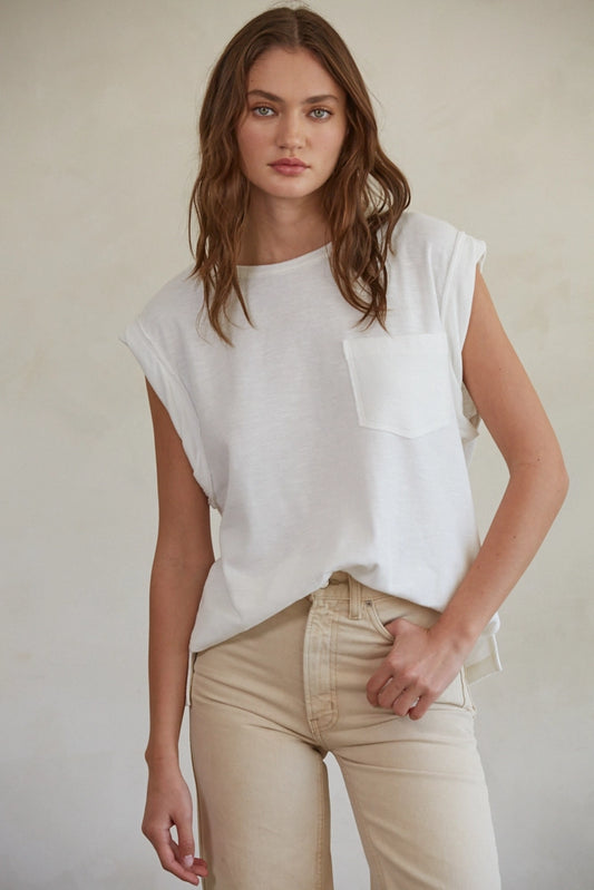 Cotton Sleeveless Top