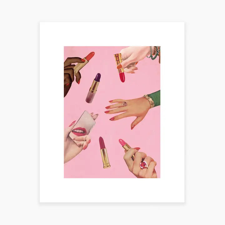 Lip Service Art Print