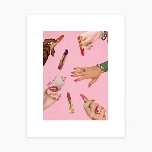 Lip Service Art Print