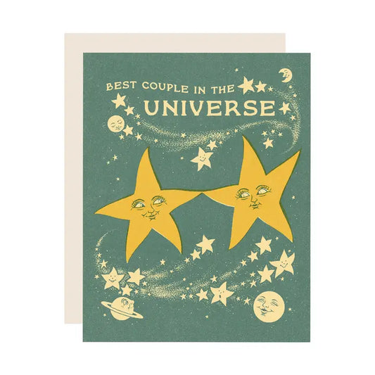 Best Couple in the Universe Wedding Card