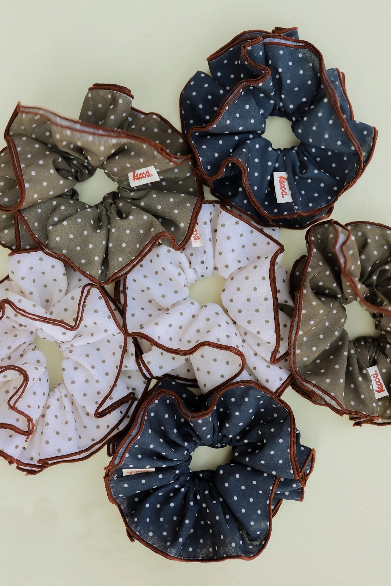 Polka Dot Corset Scrunchie