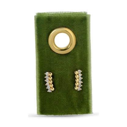 Delicate Dots Cz Studs