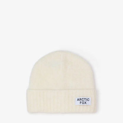 The Mohair Beanie - Winter White