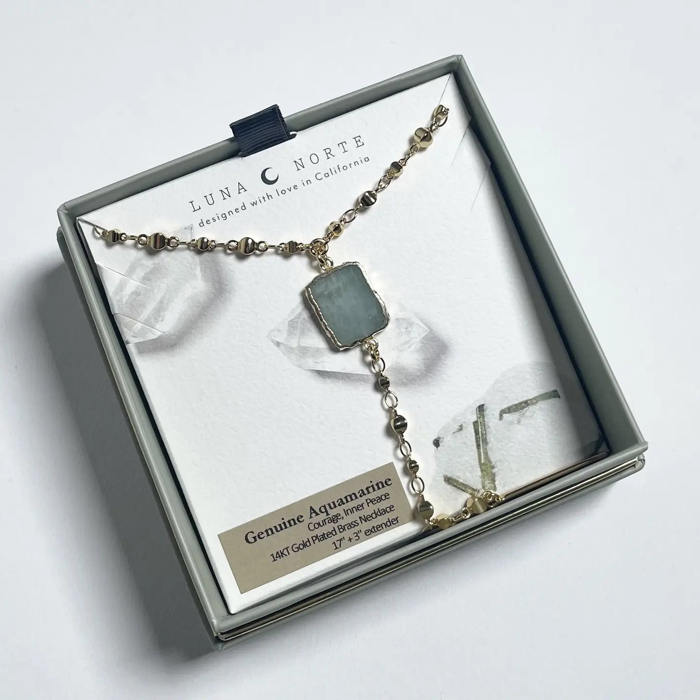 Eterno Amore Gemma Lariat Necklace