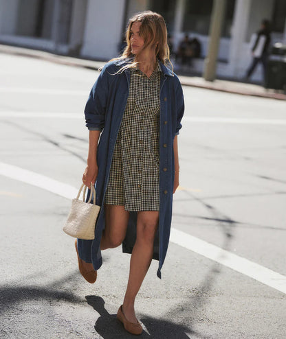 Arden Mini Shirt Dress Minky Mink Arden Mini Shirt Dress Minky Mink