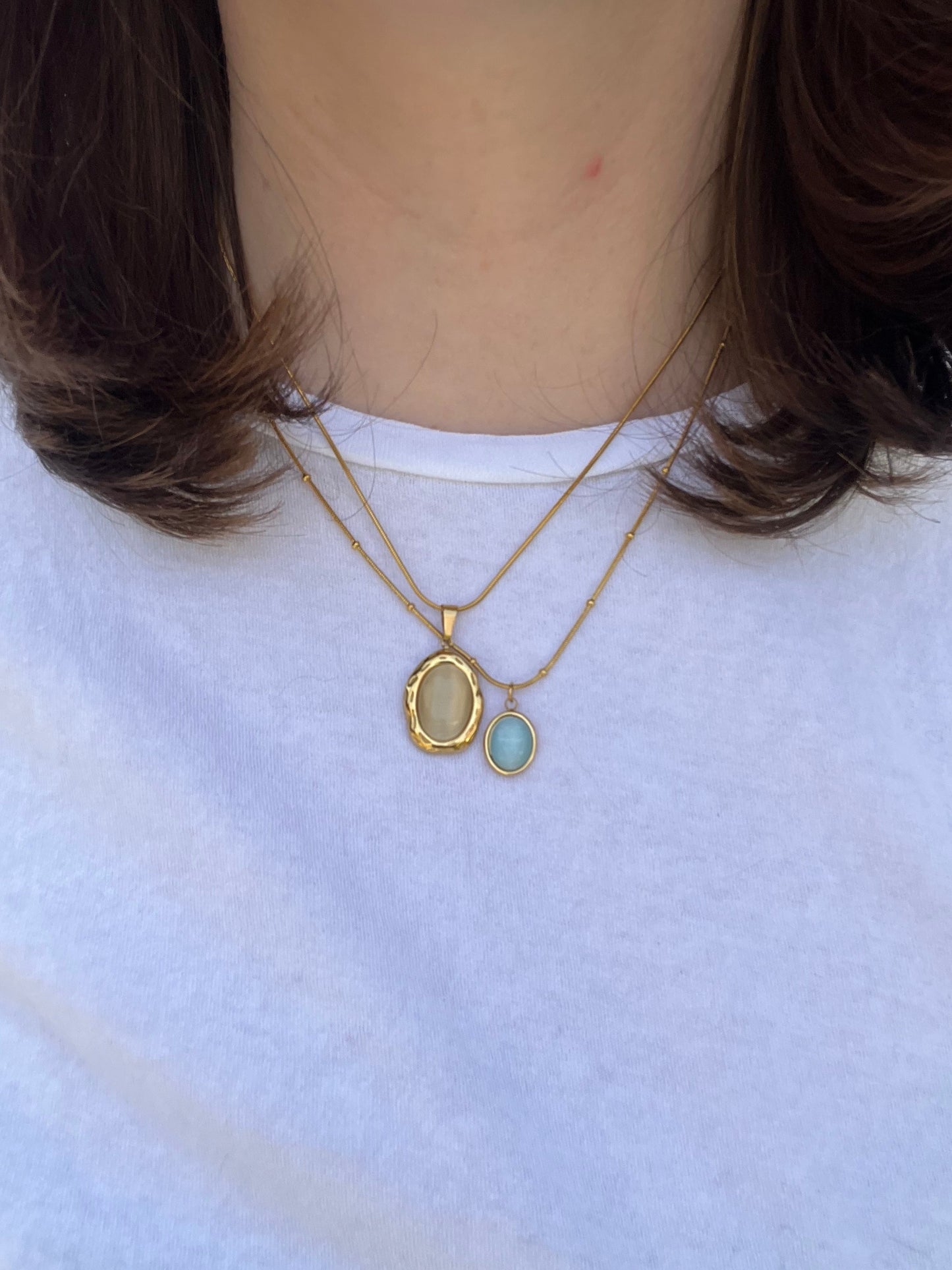 Opal Stone Necklace